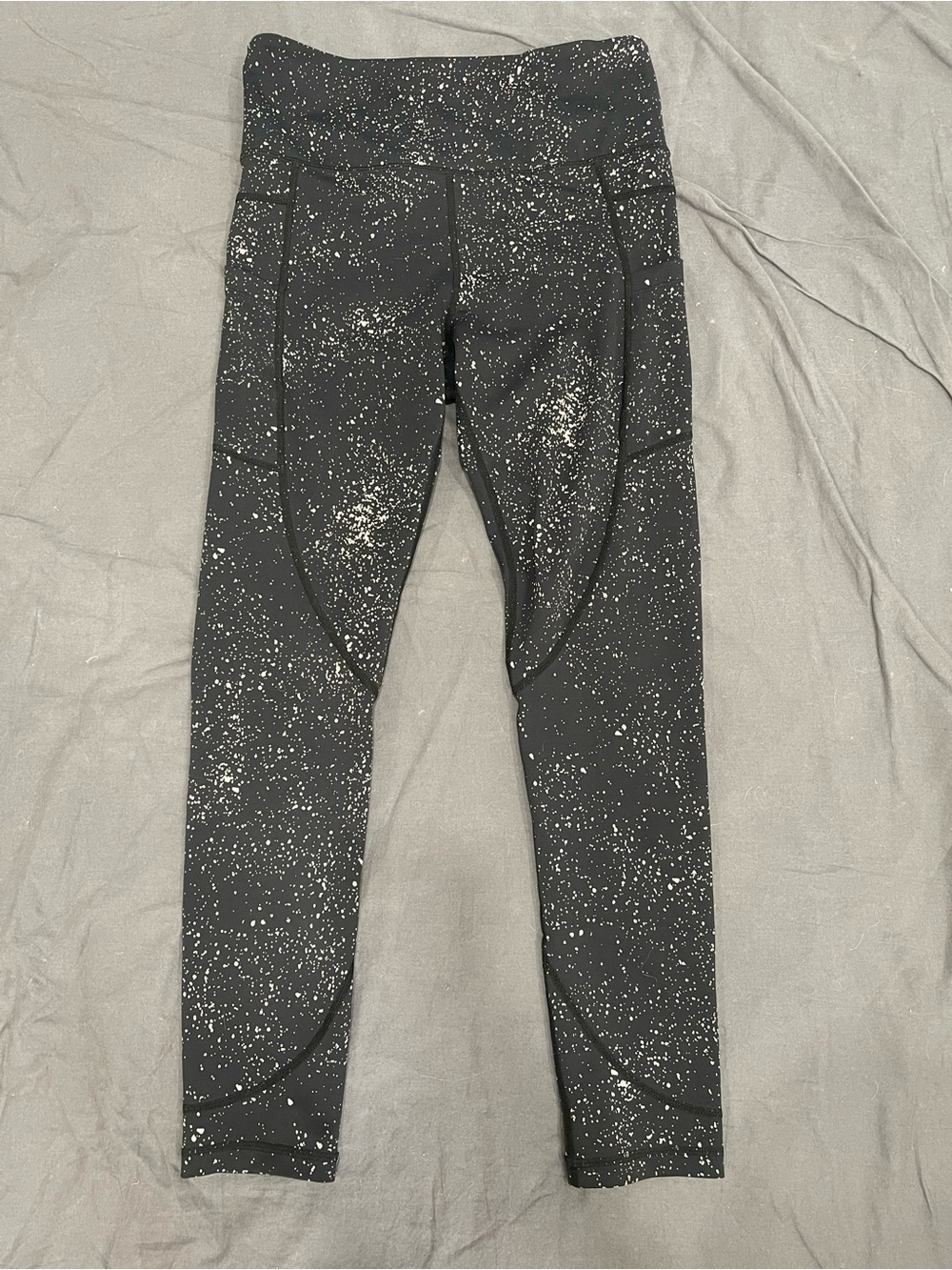 ZYIA Black Leggings with Reflective Speckles